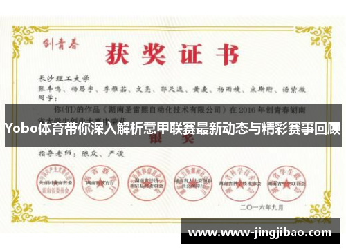 Yobo体育带你深入解析意甲联赛最新动态与精彩赛事回顾